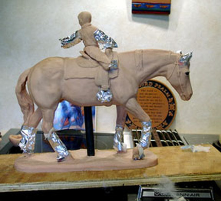 Baking a Super Sculpey Figure - Equine Art by Lynda Sappington